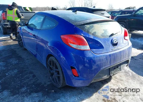 2013 Hyundai Veloster Base W/Black z USA, uszkodzony, nr VIN KMHTC6AD0DU143985